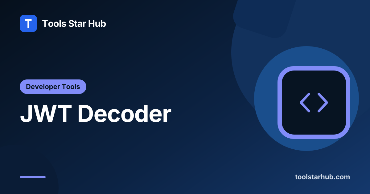 JWT Decoder — Read a Token Header and Payload — Tools Star Hub